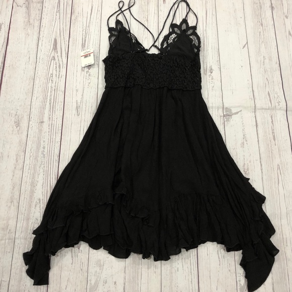 Free People FP One Adella Slip Mini Dress Crochet - Picture 9 of 9